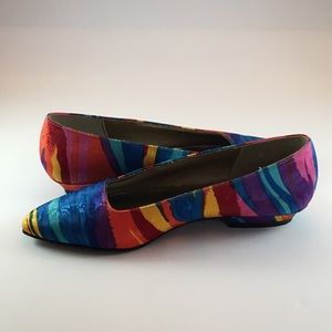 RETRO Colorful Point Toe Flats